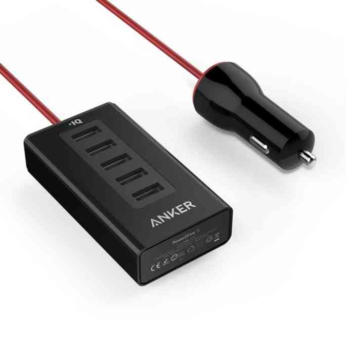Anker PowerDrive 5 Five Port USB Car Charger